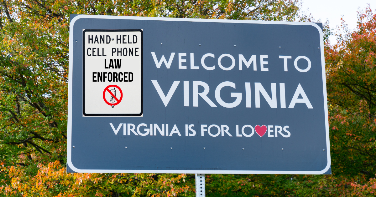 Virginia's New HandsFree Cellphone Driving Law Enforced Jan. 1st